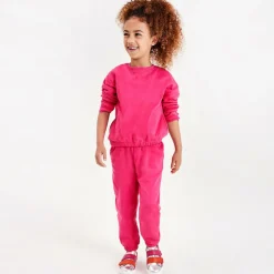 Joyday Girls Pink Cotton Jersey Tracksuit Hot