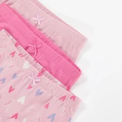 NAME IT Girls Pink Cotton Knickers (3 Pack) New