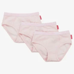 Claesens Girls Pink Cotton Knickers (3 Pack) Online