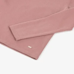 Mayoral Girls Pink Cotton Knit Roll Neck Sweater Best