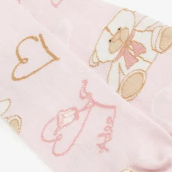 A Dee Girls Pink Cotton Knit Tights Best