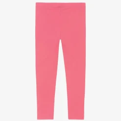 Guess Girls Pink Cotton Leggings Sale