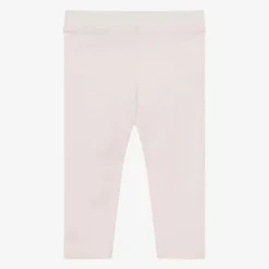 Moncler Enfant Girls Pink Cotton Leggings
