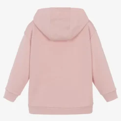 Versace Girls Pink Cotton Medusa Logo Hoodie Hot