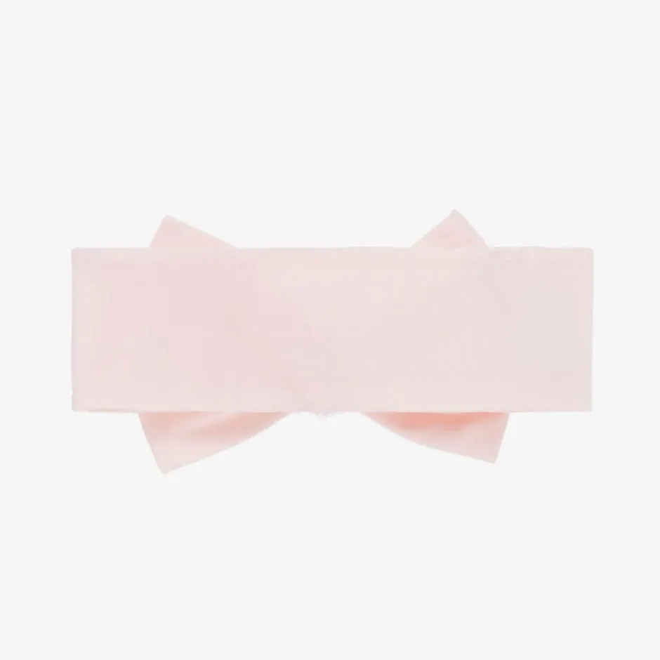 A Dee Girls Pink Cotton Pom-Pom Headband Hot