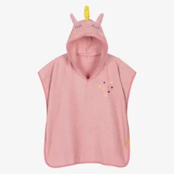 Playshoes Girls Pink Cotton Poncho Towel Discount