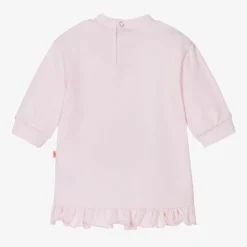 Billieblush Girls Pink Cotton Sequin Rainbow Dress Hot