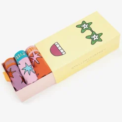 Stella McCartney Kids Girls Pink Cotton Star Knickers (7 Pack) Clearance