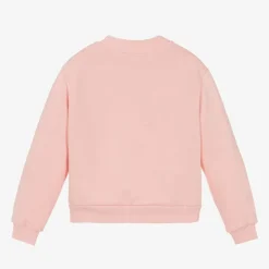 Dolce amp; Gabbana Girls Pink Cotton Sweatshirt New