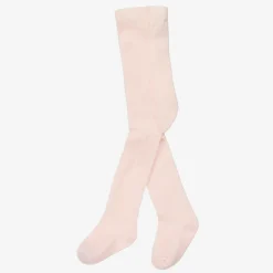 Tartine et Chocolat Girls Pink Cotton Tights Clearance