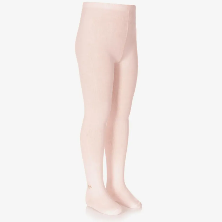 Tartine et Chocolat Girls Pink Cotton Tights Clearance