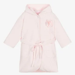 Sofija Girls Pink Cotton Towelling Bathrobe Best