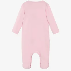 NAME IT Girls Pink Cotton Unicorn Babygrow Outlet