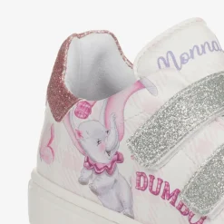 Monnalisa Girls Pink Disney Velcro Trainers