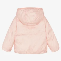 Gucci Girls Pink Double G Down Puffer Jacket Best