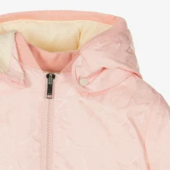 Gucci Girls Pink Double G Down Puffer Jacket Best
