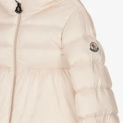 Moncler Enfant Girls Pink Down Padded Odile Coat Best