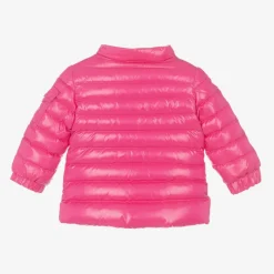 Moncler Enfant Girls Pink Down Padded Paulas Jacket New