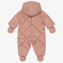 Bonpoint Girls Pink Down Padded Snowsuit Sale