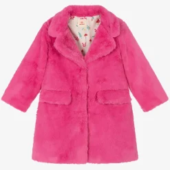 Joyday Girls Pink Faux Fur Coat Sale