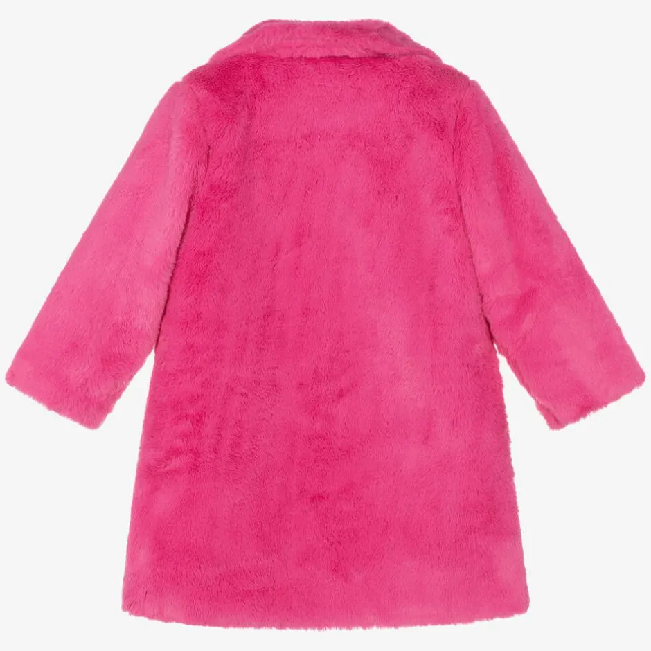 Joyday Girls Pink Faux Fur Coat Sale