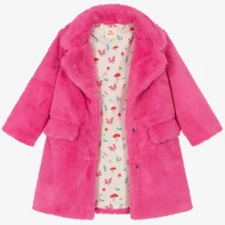 Joyday Girls Pink Faux Fur Coat Sale