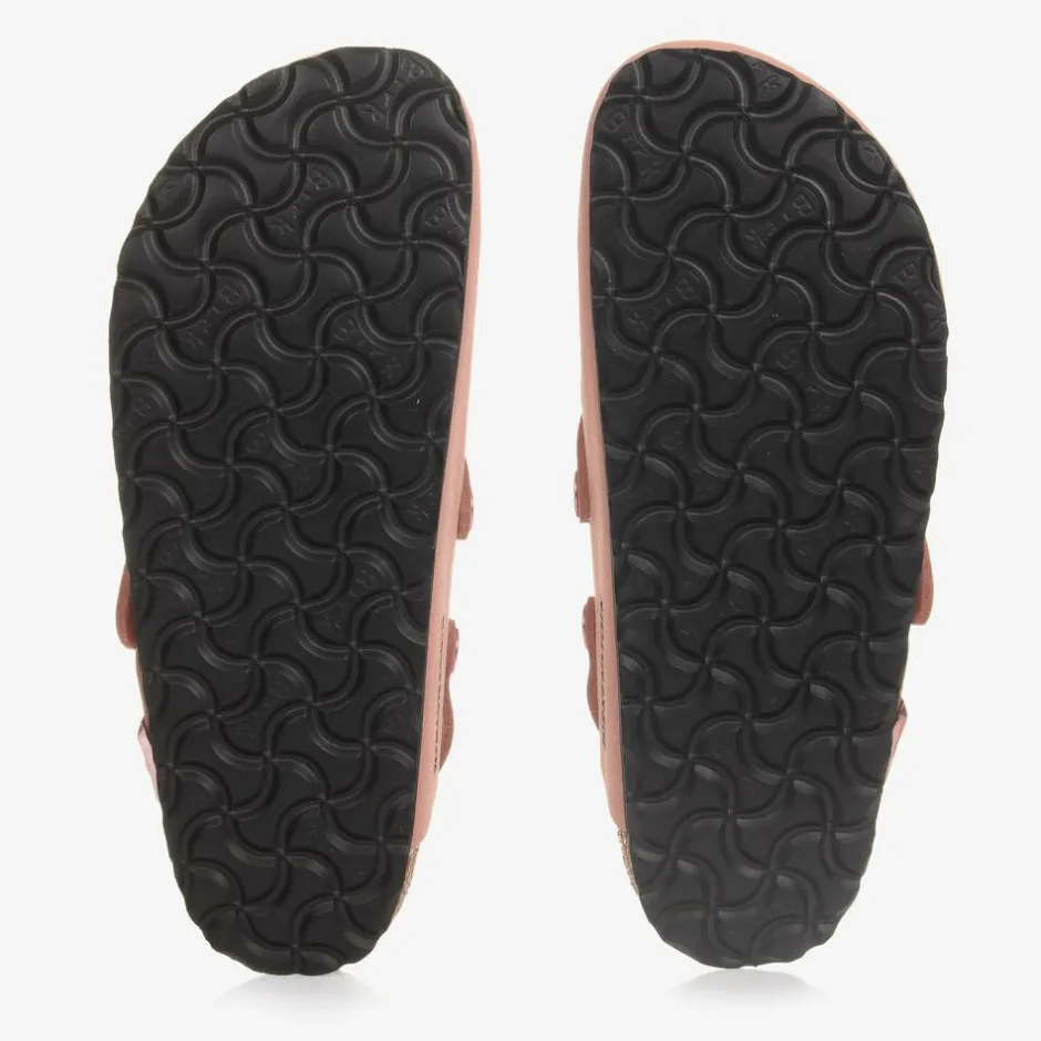 Birkenstock Girls Pink Faux Leather Clog Sandals Discount