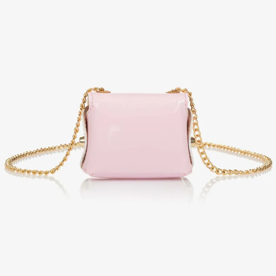 Zaccone Girls Pink Faux Leather Mini Bag (8cm) Hot