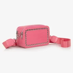Fun amp; Fun Girls Pink Faux Leather Shoulder Bag (19cm) Sale