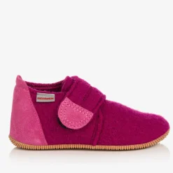 Giesswein Girls Pink Felted Wool Slippers Sale