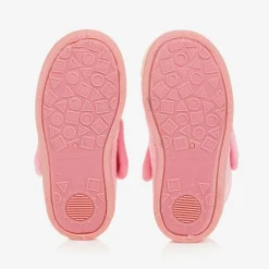 Chipmunks Girls Pink Fleece Cat Slippers Online