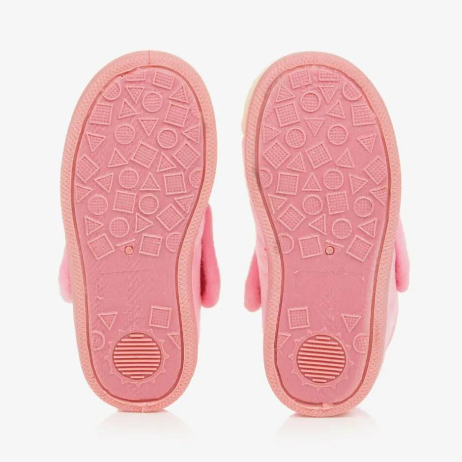 Chipmunks Girls Pink Fleece Cat Slippers Online