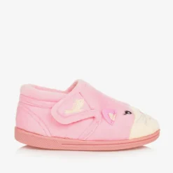 Chipmunks Girls Pink Fleece Cat Slippers Online