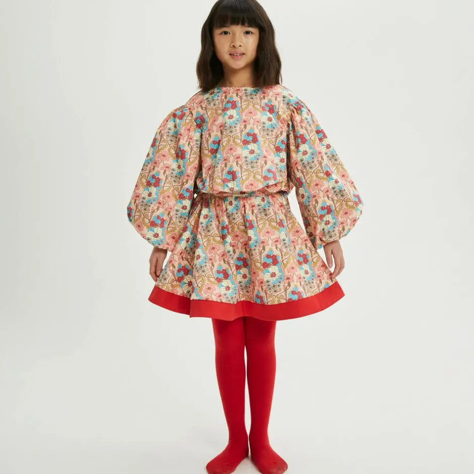 The Middle Daughter Girls Pink Floral Cotton Blouse New