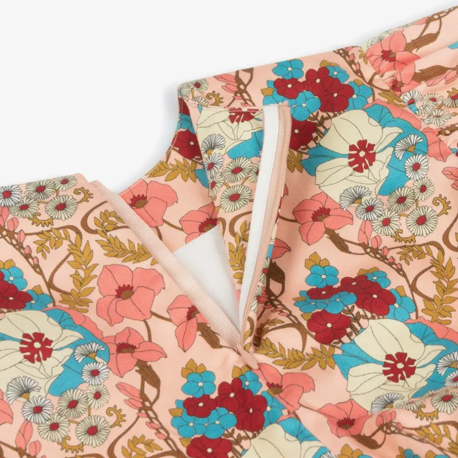 The Middle Daughter Girls Pink Floral Cotton Blouse New