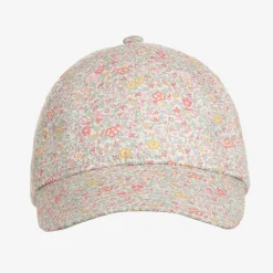 Milledeux Girls Pink Floral Liberty Print Cap Outlet