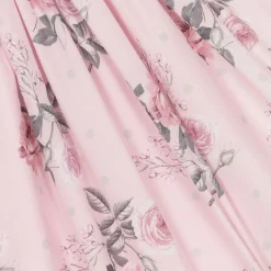 Pretty Originals Girls Pink Floral Smocked Dress Set Discount