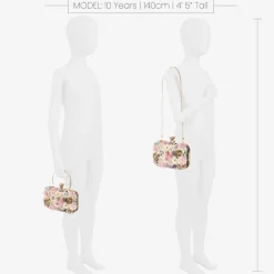 Graci Girls Pink Flower Clutch Bag (20cm) Clearance