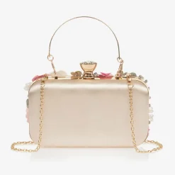 Graci Girls Pink Flower Clutch Bag (20cm) Clearance