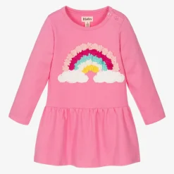 Hatley Girls Pink Flower Rainbow Cotton Dress Best