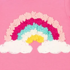 Hatley Girls Pink Flower Rainbow Cotton Dress Best