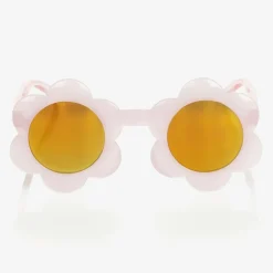 Molo Girls Pink Flower Sunglasses (UVA/UVB) LilacPink Discount