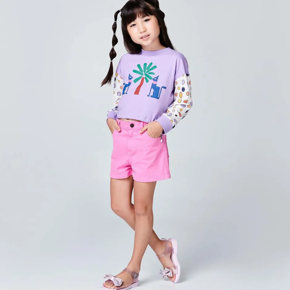 Mini Melissa Girls Pink Glitter Bow Jelly Sandals Clearance