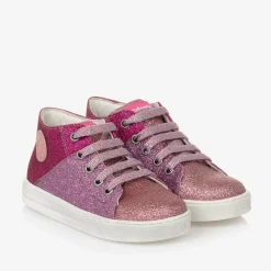 Falcotto by Naturino Girls Pink Glitter Trainers Online
