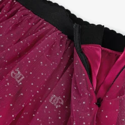 Dolce amp; Gabbana Girls Pink Glittery Tulle & Silk Skirt Sale