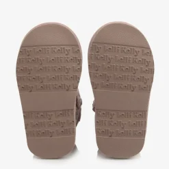 Lelli Kelly Girls Pink Heart & Diamanté Suede Boots New