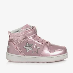 Lelli Kelly Girls Pink High Top Heart Trainers