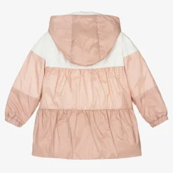 Moncler Enfant Girls Pink Hooded Jacket