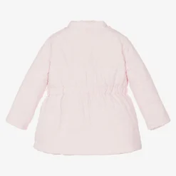 Lapin House Girls Pink Hooded Puffer Coat Hot