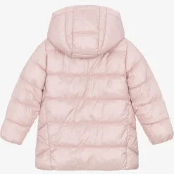 Mayoral Girls Pink Hooded Puffer Coat New